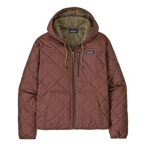 Patagonia Hooded Bomber Quilted Jacket